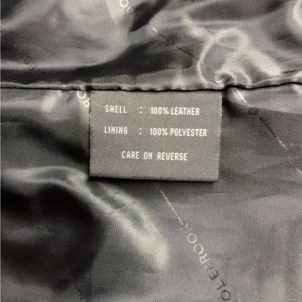 Colebrook Essentials Black Leather Jacket Woman’s… - image 4